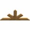 Ekena Millwork Saratoga Rough Sawn Timber Gable Bracket, Western Red Cedar, 60"W x 27"H x 2"D x 6"F, 11/12 Pitch GBW060X27X0206SAR00RWR - alternate 2